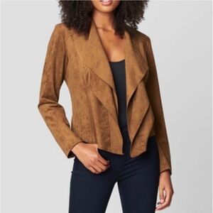 40. Blank NYC  Faux Suede Drape Jacket Size S